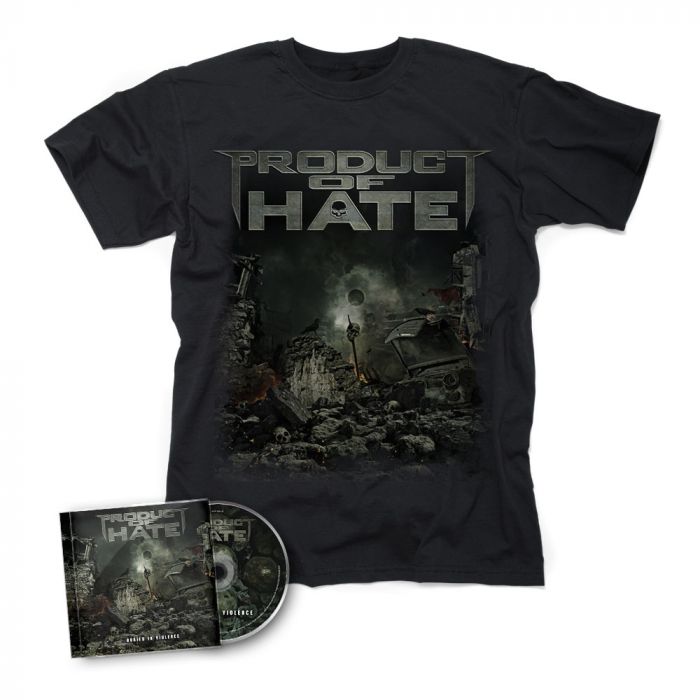 PRODUCT OF HATE-Buried In Violence/CD + T-Shirt Bundle