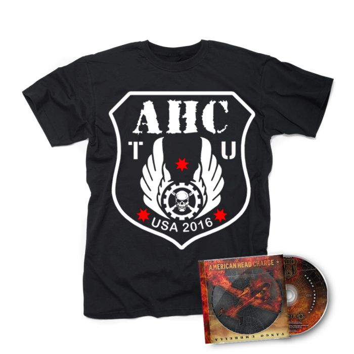 AMERICAN HEAD CHARGE-Tango Umbrella/CD + T-Shirt Bundle