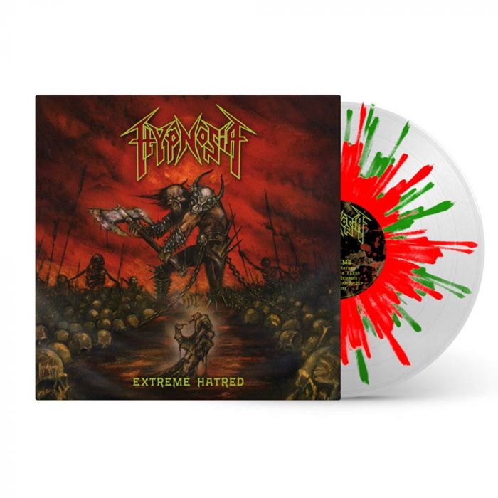 HYPNOSIA - Extreme Hatred / Limited Edition Clear Red Green Splatter LP