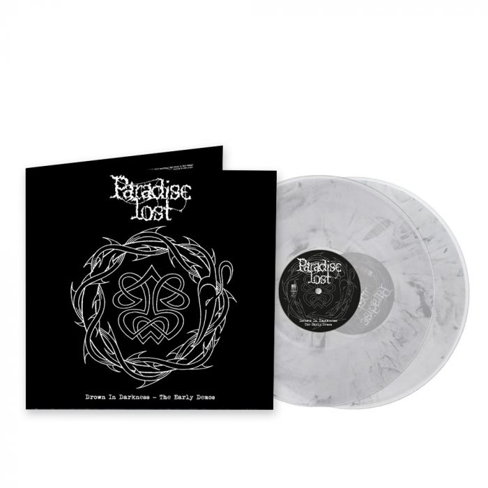 PARADISE LOST - Drown In Darkness: The Early Demos / LIMITED EDITION White Black Marble 2LP