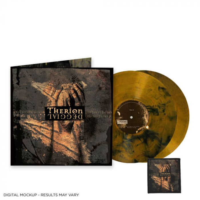 THERION - Deggial / LIMITED EDITION GOLD BLACK MARBLE LP