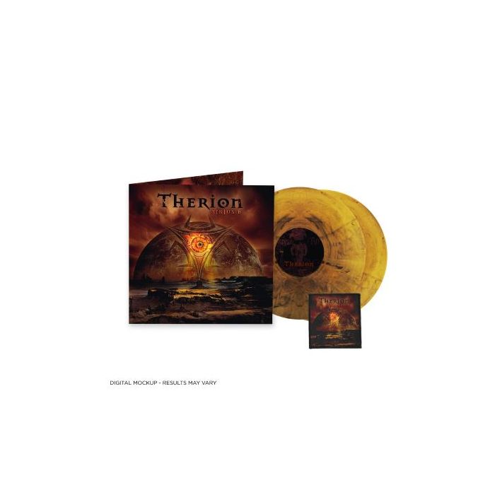 THERION - Sirius B / LIMITED EDITION ORANGE BLACK MARBLED 2LP Pre Order Release Date 12/2/22