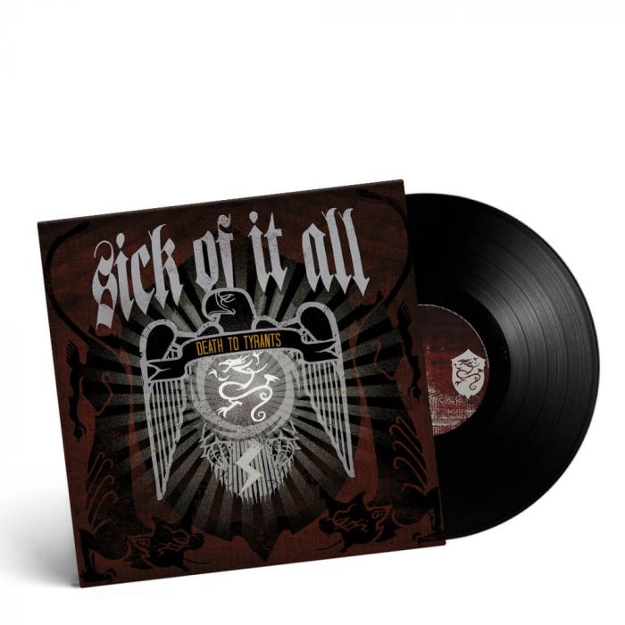 SICK OF IT ALL - Death To Tyrants / Black LP PRE-ORDER RELEASE DATE 12/16/22
