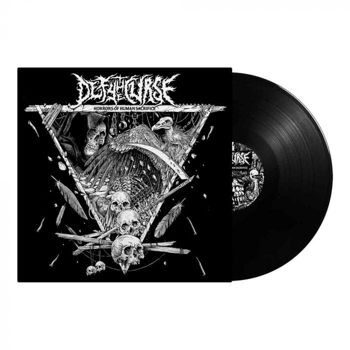 DEFY THE CURSE - Horrors Of Human Sacrifice / Black LP