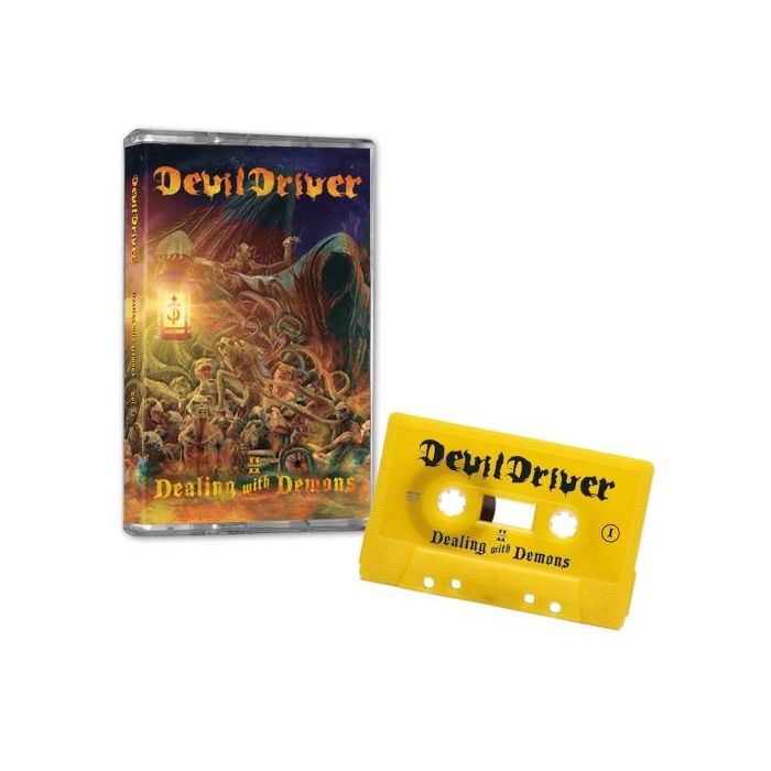 DEVILDRIVER - Dealing With Demons Vol II / Limited Edition Yellow Cassette Tape 