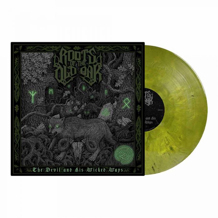 ROOTS OF THE OLD OAK - The Devil and His Wicked Ways / Green Yellow Marble LP 