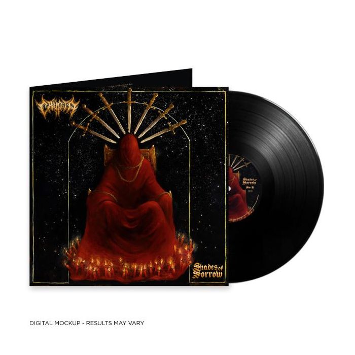 CRYPTA - Shades of Sorrow / BLACK Vinyl LP 
