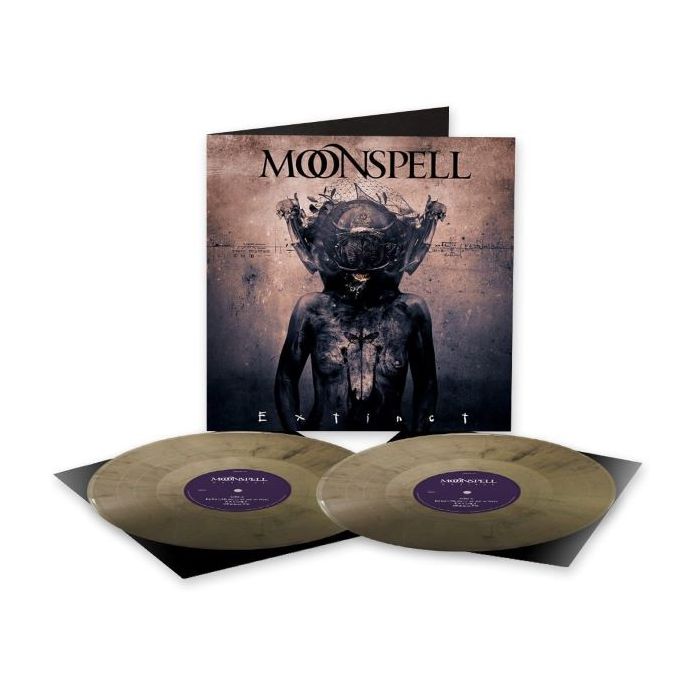 MOONSPELL - Extinct / LIMITED EDTION GOLD BLACK MARBLE 2LP