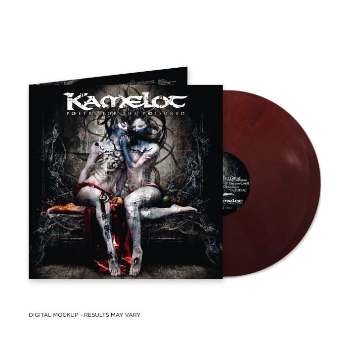 KAMELOT - Poetry For The Poisoned / Limited Edition Red Black Marbled Vinyl 2LP