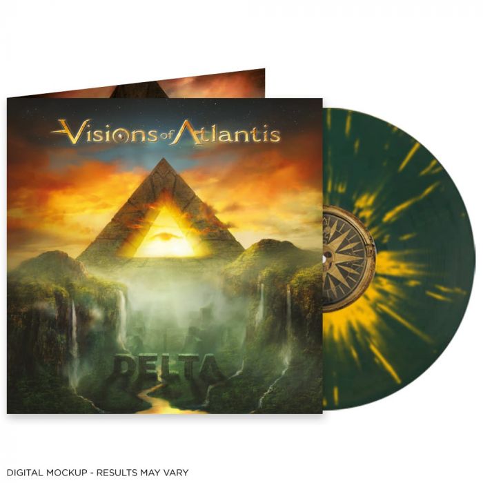 VISIONS OF ATLANTIS-Delta / Limited Edition Dark Green Yellow Splatter Vinyl LP - Pre Order Release Date 10/27/2023