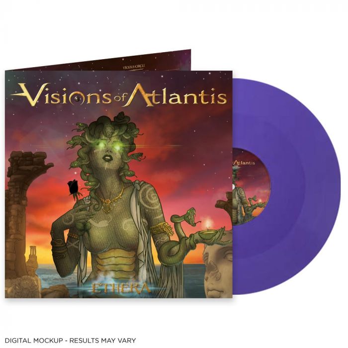 VISIONS OF ATLANTIS-Ethera / Limited Edition Purple Vinyl LP - Pre Order Release Date 10/27/2023