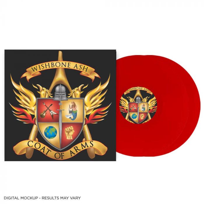 WISHBONE ASH - Coat of Arms / Red 2LP / PRE-ORDER RELEASE DATE 12/01/2023