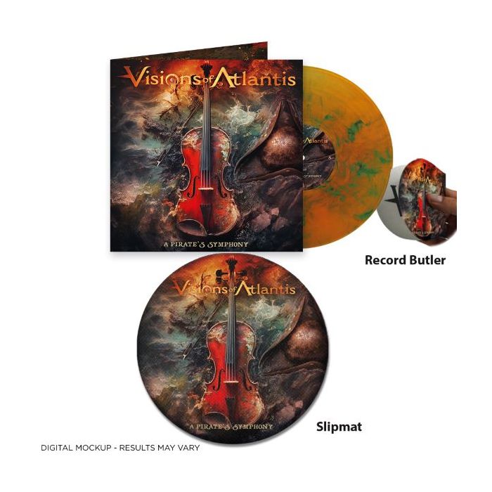 VISIONS OF ATLANTIS - A Pirate's Symphony Diehard Edtiton / Transparent Orange Green Marbled Vinyl LP + Slipmat + Record Butler - Pre Order Release Date 12/15/2023