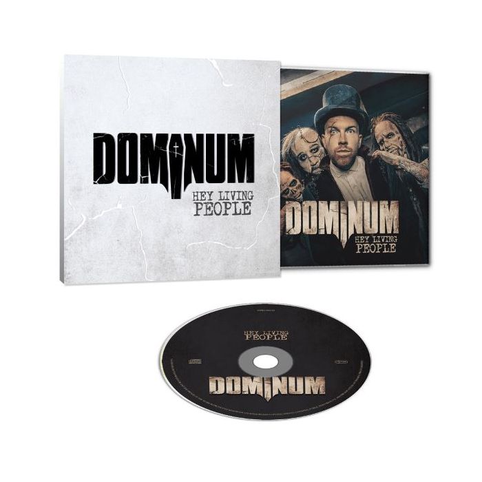 DOMINUM - Hey Living People / Limited Edition Jewel Case CD with O-Card - PRE ORDER RELEASE DATE 12/29/2023