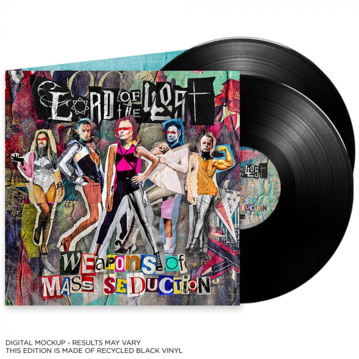 LORD OF THE LOST - Weapons of Mass Seductions / Recycled Black 2LP - PRE ORDER RELEASE DATE 12/29/2023