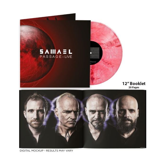 SAMAEL - Passage - Live / Limited Edition Red White Marbled Vinyl LP
