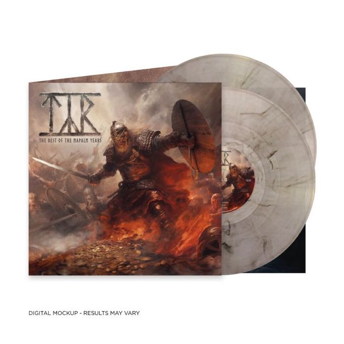 TYR - Best Of The Napalm Years / Limited Edition Silver Black Marbled 2LP - Pre Order Release Date 5/31/2024