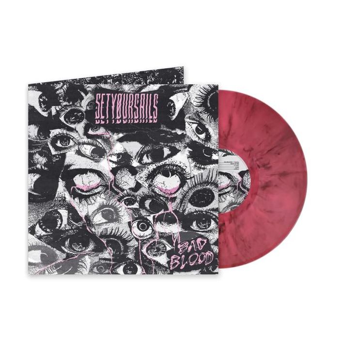 SETYØURSAILS - Bad Blood / Limited Edition Pink Black Marbled Vinyl LP - Pre Order Release Date 4/12/2024
