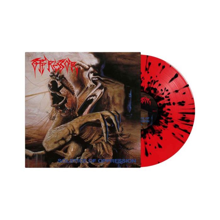 OPPRESSOR - Solstice of Oppression / Red Black Splatter Vinyl LP - Pre Order Release Date 5/17/2024