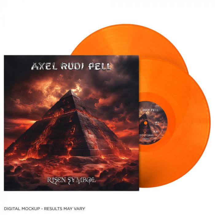 AXEL RUDI PELL - Risen Symbol / Limited Edition Neon Orange Vinyl 2LP - Pre Order Release Date 6/14/2024