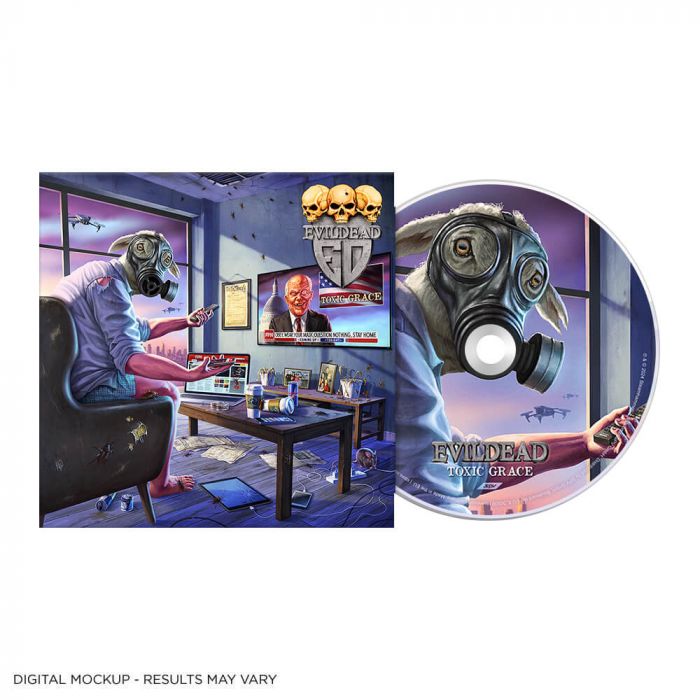 EVILDEAD - Toxic Grace / Digipack CD - Pre Order Release Date 5/24/2024