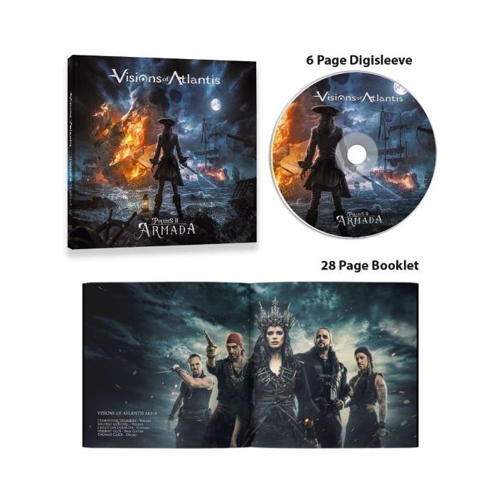VISIONS OF ATLANTIS - Pirates II-Armada / Digisleeve CD - Pre Order Release Date 7/5/2024