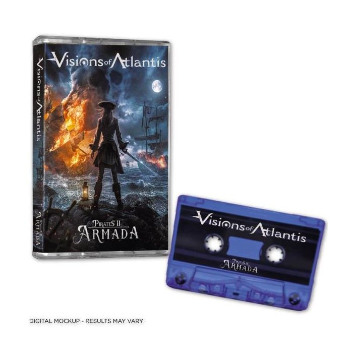 VISIONS OF ATLANTIS - Pirates II-Armada / Clear Blue Cassette Tape - Pre Order Release Date 7/5/2024