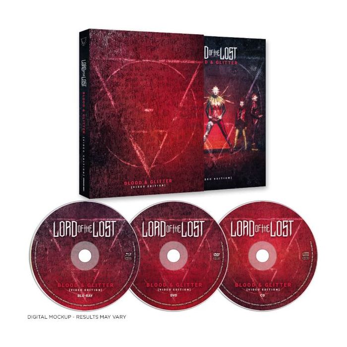 LORD OF THE LOST - Blood & Glitter Video Edition / A5 Digipack CD/DVD/BURAY - Pre Order Reelease Date 5/10/2024