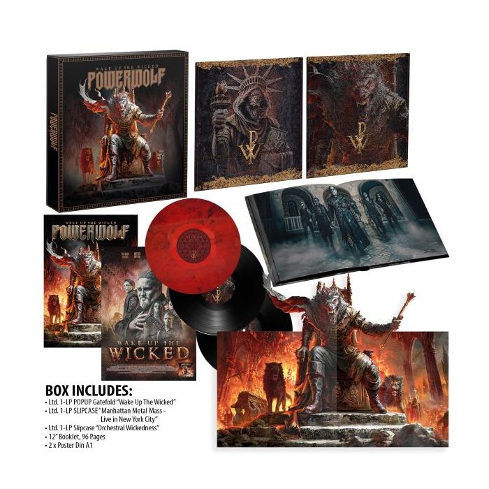 POWERWOLF - Wake Up The Wicked / Limited Edition 3LP Vinyl Boxset - Pre Order Release Date 7/26/2024