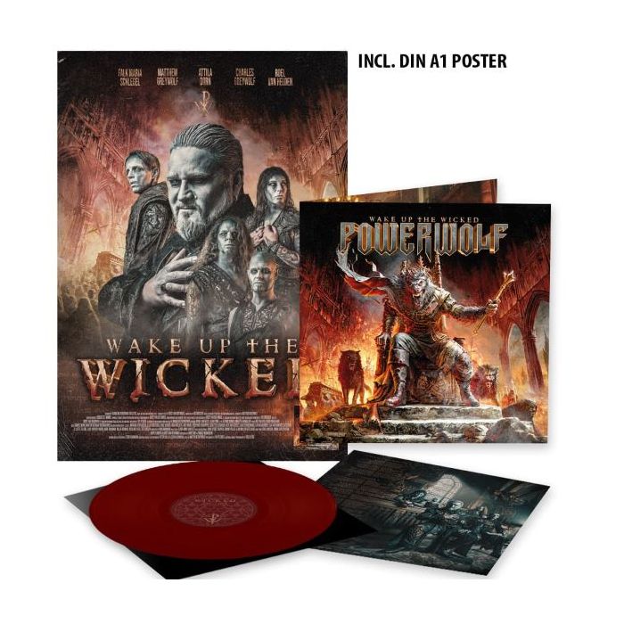 POWERWOLF - Wake Up The Wicked / Limited Edition Oxblood Vinyl LP - Pre Order Release Date 7/26/2024