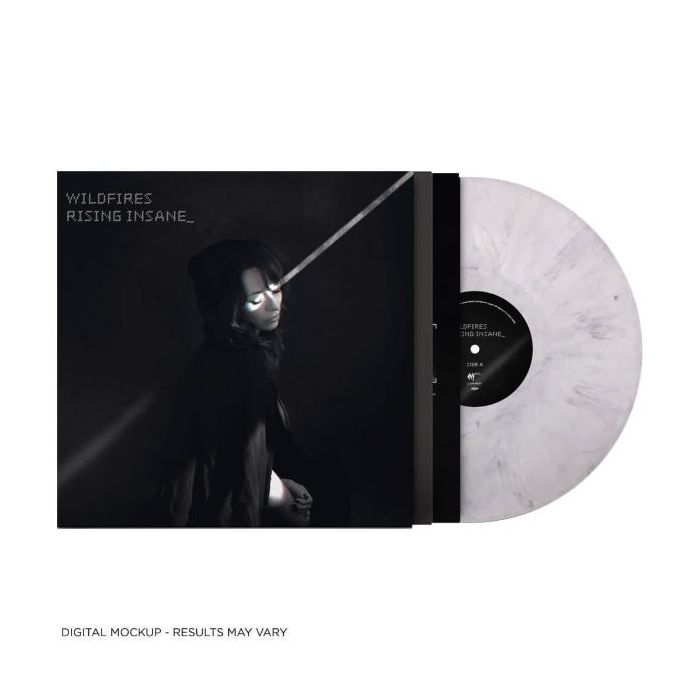 RISING INSANE - Wildfires / White Black Marbled Vinyl LP - Pre Order Release Date 8/23/2024