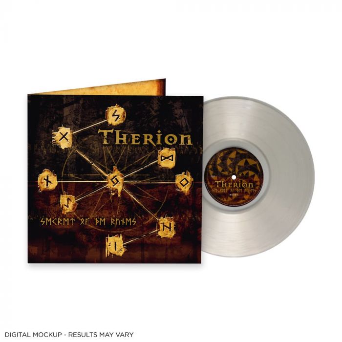 THERION - Secret of the Runes / Limited Edition Transparent Cristallo Vinyl LP - Pre Order Release Date 10/25/2024