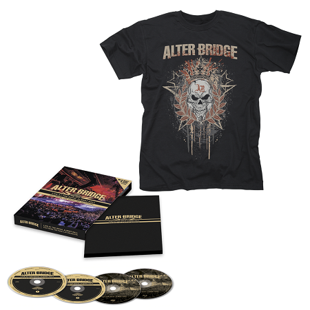 ALTER BRIDGE-Live At The Royal Albert Hall (Featuring The Parallax Orchestra)/2CD + Blu Ray + DVD Digipack + T-Shirt Bundle