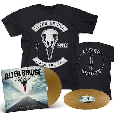 ALTER BRIDGE - Walk The Sky / Limited Edition Gold 2LP + Bird T-Shirt Bundle