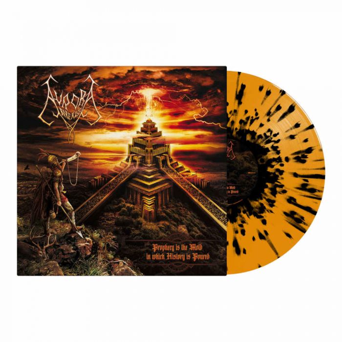 AURORA BOREALIS - Prophecy Is The Mold In Which History Is Poured / ORANGE BLACK SPLATTER LP
