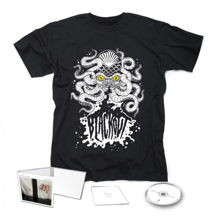AUDREY HORNE-Blackout/Limited Edition Digipak CD + T-Shirt Bundle