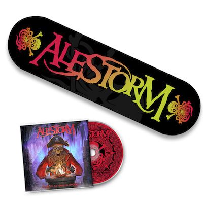 ALESTORM - Curse Of The Crystal Coconut / CD + Skateboard Bundle