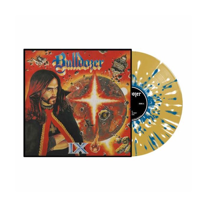 BULLDOZER - IX / Beer Blue White Splatter Vinyl LP - Pre Order Release Date 7/26/2024