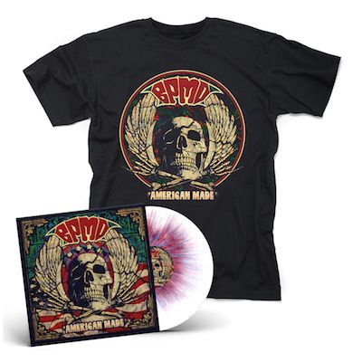 BPMD - American Made / RED WHITE AND BLUE SPLATTER Gatefold LP + Shirt Bundle BACKORDERED WILL SHIP BY 6/19