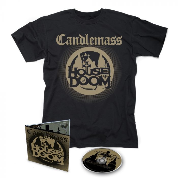 CANDLEMASS-House Of Doom/Limited Edition Digipack CD EP + T-Shirt Bundle