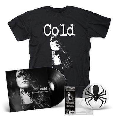 COLD - The Things We Can't Stop / Black LP + 7 Inch + T-Shirt Bundle