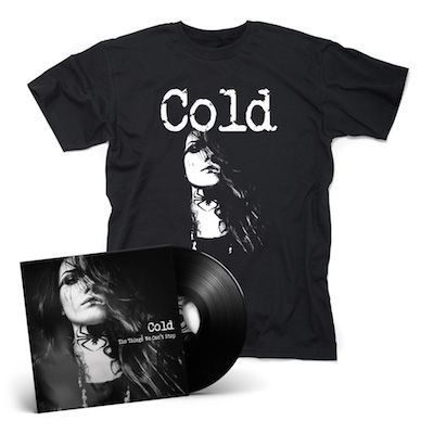 COLD - The Things We Can't Stop / Black LP + T-Shirt Bundle
