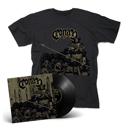 CONAN-Existential Void Guardian/Limited Edition BLACK Vinyl Gatefold 2LP + T-Shirt Bundle