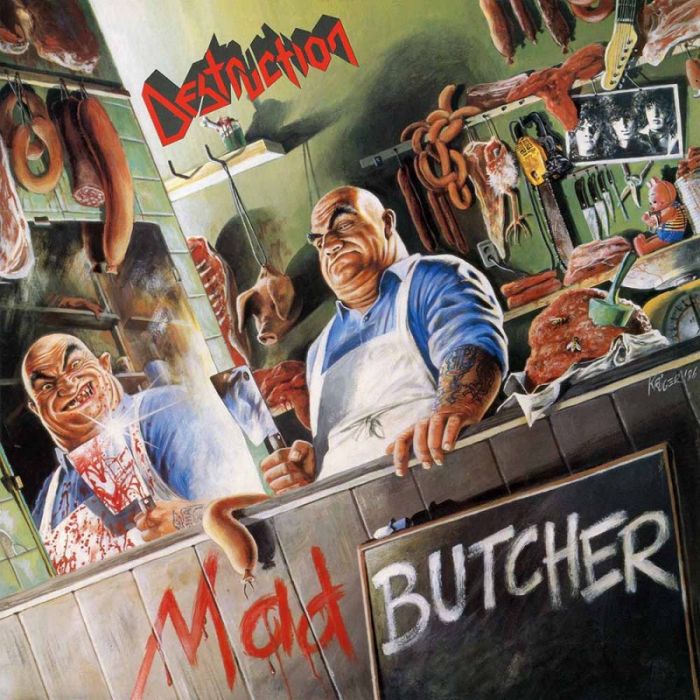 DESTRUCTION - Mad Butcher / IMPORT Green LP