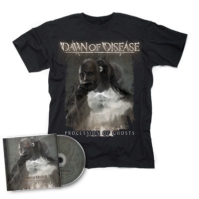 DAWN OF DISEASE-Processions of Ghosts/CD + T-Shirt Bundle
