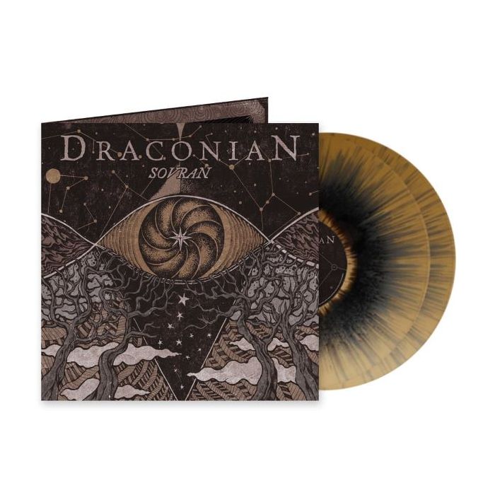 DRACONIAN - Sovran / Limited Edition Gold Black Splatter Vinyl 2LP 