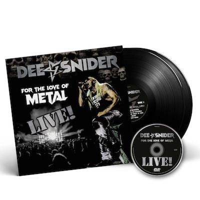 DEE SNIDER - For The Love Of Metal Live / BLACK 2LP + DVD