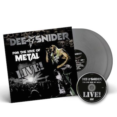 DEE SNIDER - For The Love Of Metal Live / SILVER 2LP + DVD