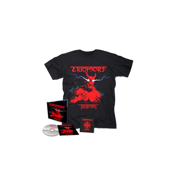 EKTOMORF - Reborn / Digipak + Patch + T-Shirt Bundle