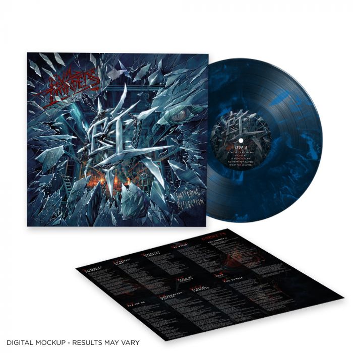 EVIL INVADERS - Shattering Reflection / LIMITED EDITION BLUE BLACK MARBLE LP